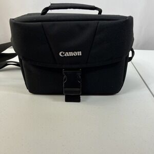 Canon Padded Camera Case Hand & Shoulder Straps Adjustable Dividers